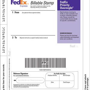 FedEx Overnight return label