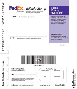 FedEx Overnight return label
